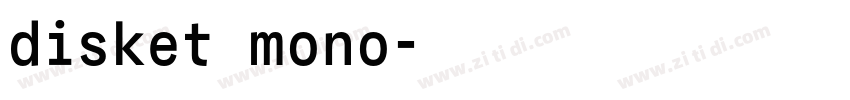 disket mono字体转换